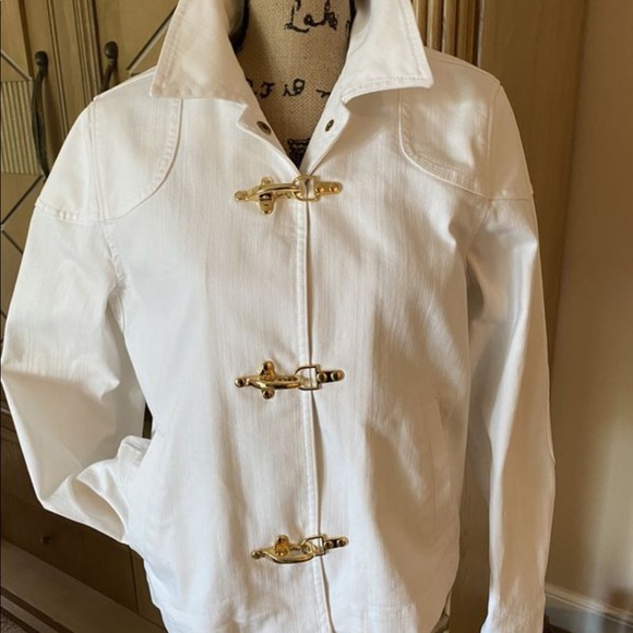 Lauren Ralph Lauren Jackets & Blazers - Lauren white jeans jacket 🔥